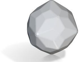 Joined Truncated Cuboctahedron - 1 inch - V2 in Tan Fine Detail Plastic