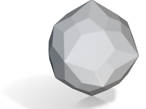 Joined Truncated Cuboctahedron - 10 mm - V1 in Tan Fine Detail Plastic