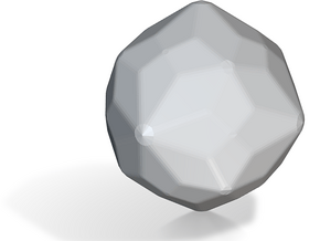 Joined Truncated Cuboctahedron - 10 mm - V2 in Tan Fine Detail Plastic