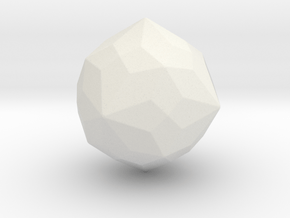 Joined Truncated Cuboctahedron - 1 inch - V1 in White Natural Versatile Plastic