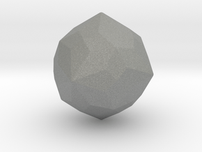 Joined Truncated Cuboctahedron - 1 inch - V1 in Gray PA12