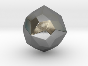 Joined Truncated Cuboctahedron - 10 mm - V1 in Polished Silver