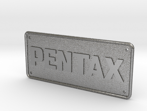 Pentax Patch Patch Textured - Holes in Natural Silver