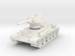 T-34-76 1943 fact. 183 late 1/56 in White Natural Versatile Plastic