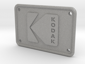Kodak Logo Patch Textured - Holes in Aluminum
