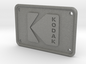 Kodak Logo Patch Textured - Holes in Gray PA12