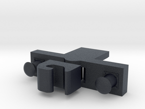 Building Block Knuckler Coupler with Buffers in Black PA12