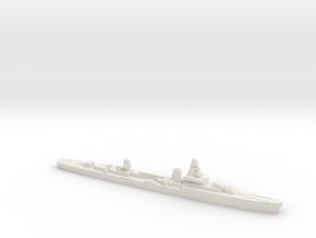 French cruiser Émile Bertin c1942 1:1800 WW2 in White Natural Versatile Plastic