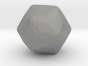 Joined Truncated Dodecahedron - 1 Inch - V2 in Gray PA12