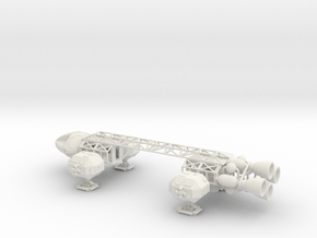 Space 1999 Eagle Transporter in White Natural Versatile Plastic: 1:100