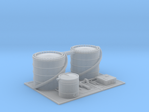 Airport Fuel Farm - Various Scales in Smooth Fine Detail Plastic: 1:400