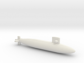 Yūshio-class submarine, Full Hull, 1/1250 in White Natural Versatile Plastic