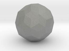 Joined Truncated Icosahedron - 1 Inch in Gray PA12