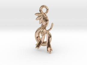 Milotic Pendant in 14k Rose Gold Plated Brass