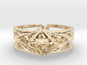 Golden Design Ring in 14K Yellow Gold