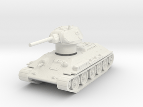 T-34-76 1942 fact. 112 early 1/100 in White Natural Versatile Plastic