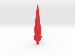 Headrobots Master Sword in Red Processed Versatile Plastic: Small