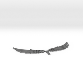 Wings of Freedom in Polished Silver