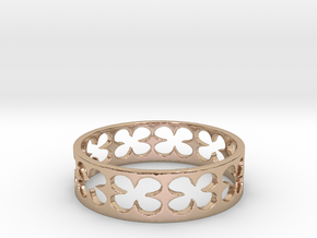 Clovers (Size 10) in 14k Rose Gold
