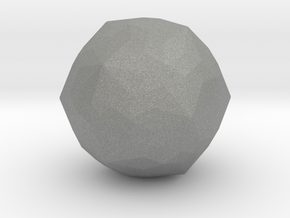 Joined Truncated Icosidodecahedron - 1 Inch - V1 in Gray PA12