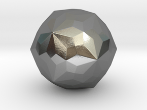 Joined Truncated Icosidodecahedron - 10 mm - Round in Polished Silver