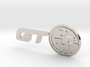 Toyota GT-86 Logo Badge in Platinum