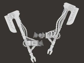 5 Prime Hand Bionic Axe Forward Tilt in Tan Fine Detail Plastic