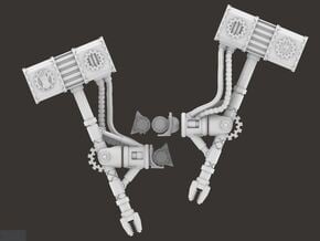 5 Prime Hand Bionic Hammer Forward Tilt in Tan Fine Detail Plastic