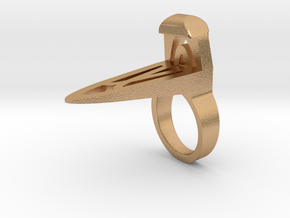 Imini Phone Stand Ring in Natural Bronze: 8.25 / 57.125