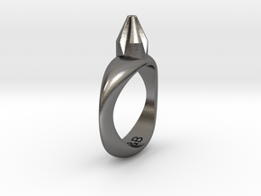 T&B Screwdriver Ring in Polished Nickel Steel