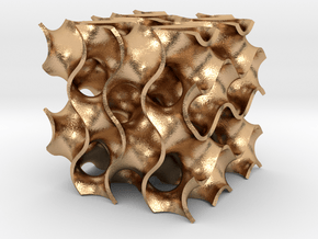 Simple Gyroid in Natural Bronze