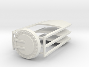 7mm Ferry wagon detail set in White Natural Versatile Plastic