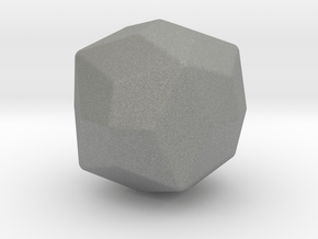 Joined Truncated Octahedron - 1 Inch - Rounded V2 in Gray PA12