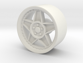 b45 20inch 29mm front wheel in White Natural Versatile Plastic