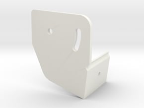 Sideplate_right_ultralight for Mazda 787 in White Natural Versatile Plastic