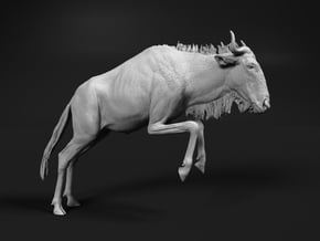 Blue Wildebeest 1:87 Leaping Female 2 in Smooth Fine Detail Plastic