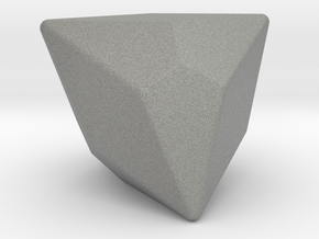 Joined Truncated Tetrahedron - 1 Inch - Rounded V2 in Gray PA12