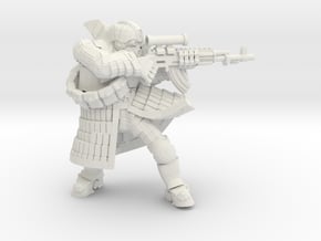 Tekno- Trooper in White Natural Versatile Plastic