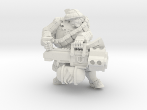 Tekno- Militia Flamer in White Natural Versatile Plastic