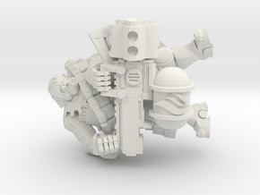 Tekno- Trooper Flamer in White Natural Versatile Plastic