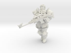 Ministeriale Rifleman in White Natural Versatile Plastic