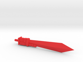 SS86 Grimlock Sword in Red Processed Versatile Plastic
