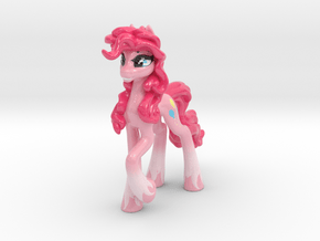 MLP Pinkie Pie (Classic, 15.4 cm / 6 in tall) in Glossy Full Color Sandstone