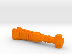 M.a.s.k. - Wildcat - crane support in Orange Processed Versatile Plastic