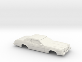 1/25 1974-76  Ford Elite Shell in White Natural Versatile Plastic