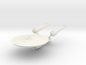 Star Trek Beyond Enterprise-A  3.5" long in White Natural Versatile Plastic