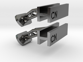 H CN pair in Polished Silver