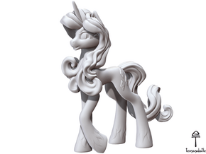 Rarity My Little Pony (Plastic, 8.4 cm tall) in White Natural Versatile Plastic