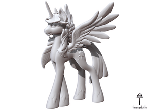 Twilight Sparkle MLP (Plastic, 8.5 cm tall) in White Natural Versatile Plastic