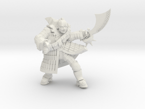 Tekno- Streltsy Swordsman in White Natural Versatile Plastic